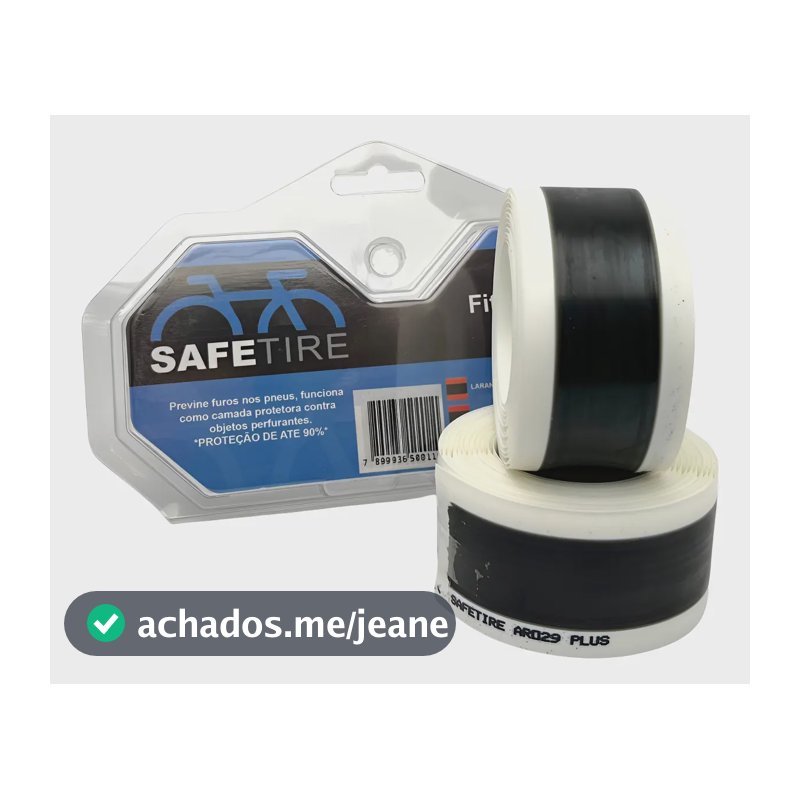 Fita Anti-furo Safetire 40mm Branca Aro 29 Pneu 2.0 A 2.4