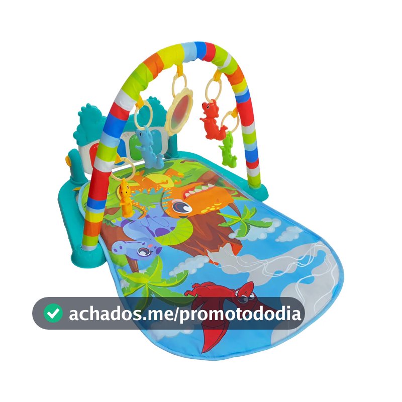 Tapete de Atividades Para Bebê Piano Play Funny Dino Maxi Baby
