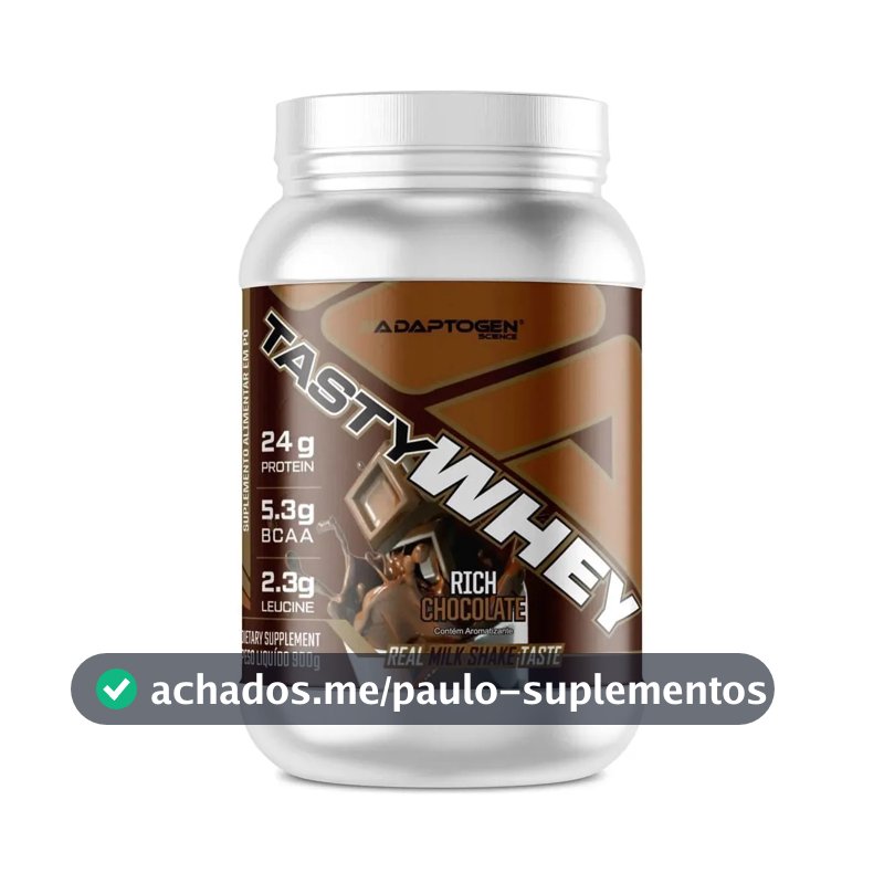 Tasty Whey 3w Gourmet Adaptogen 900g Chocolate Suíço