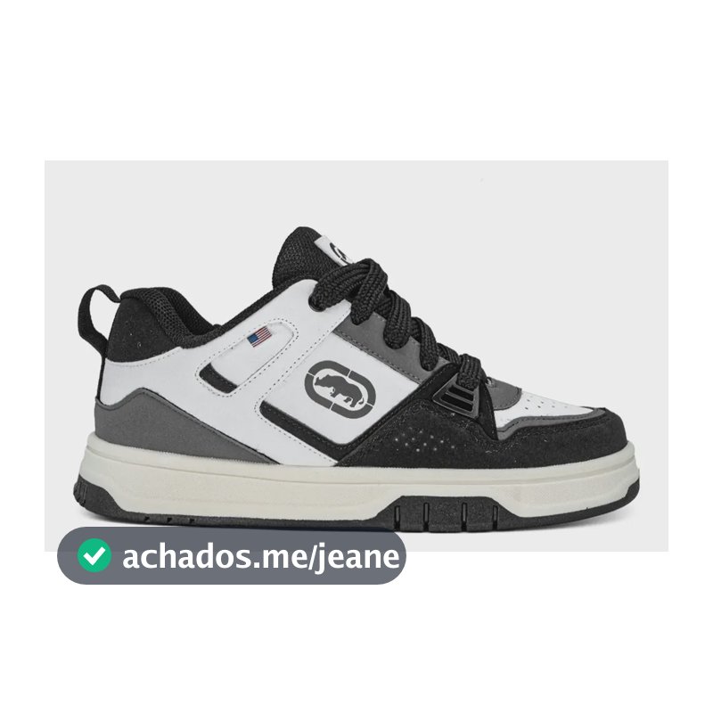 Tênis Ecko Riverside Original Masc/fem - Várias Cores Preto/branco/cinza 41 Br