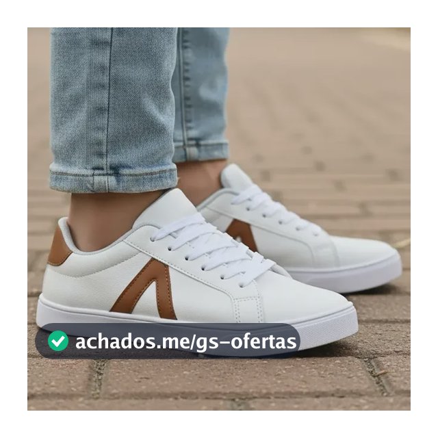 Tênis Casual Feminino Sapatênis Sola Baixa Confortável