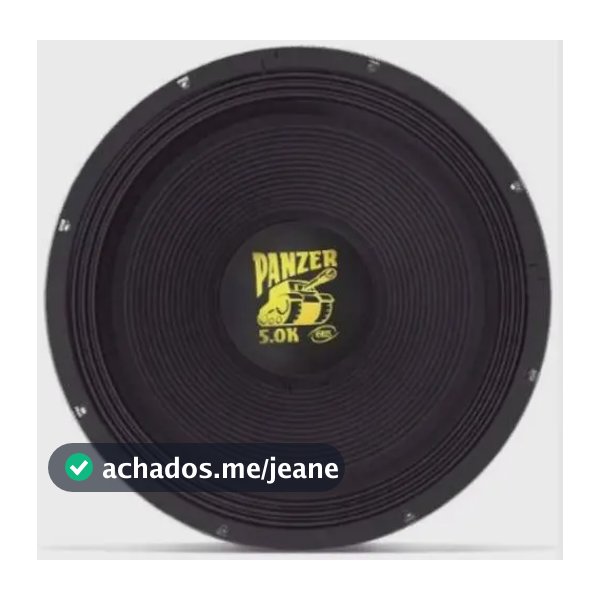 Alto Falante Woofer Eros Panzer 5.0k 21 Pol 2500w Rms 4 Ohms
