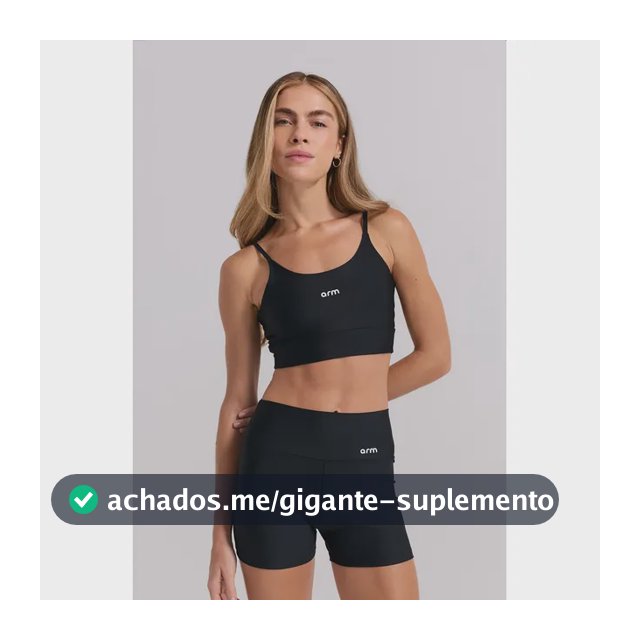 Conjunto Feminino Fitness Compact Top E Short - Arm