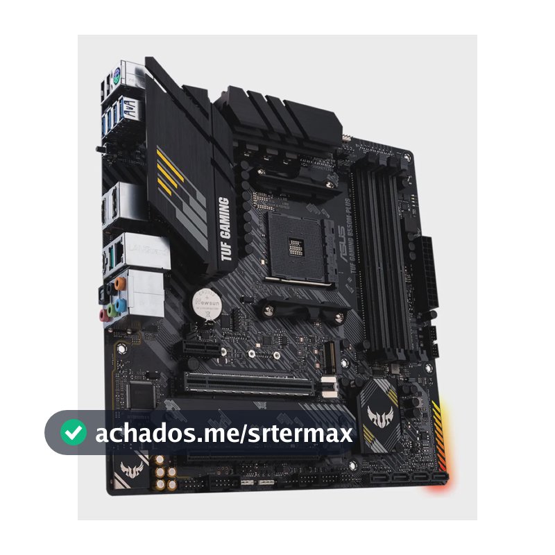 Placa Mãe Asus Tuf B550m-plus, Ddr4, Am4, Matx, B550
