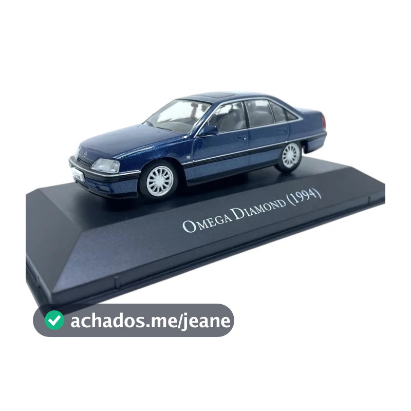 Miniatura Chevrolet Ômega (1994) 1:43 Coleção Chevrolet Série Ouro Edição 29