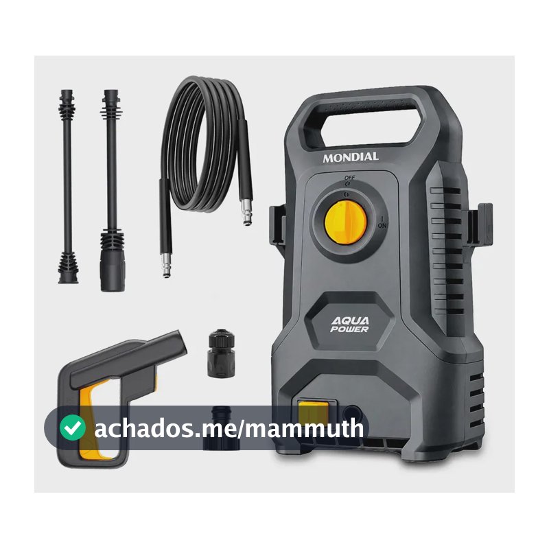 Mondial LAP-04 GY Lavadora de Alta Pressão 1400W + Jato Ajustável
