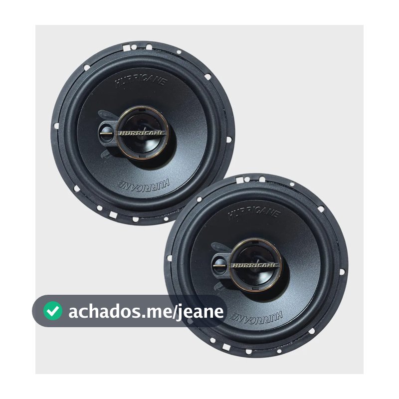 Par alto-falante Hurricane triaxial Aurum 120W RMS 4 Ohms