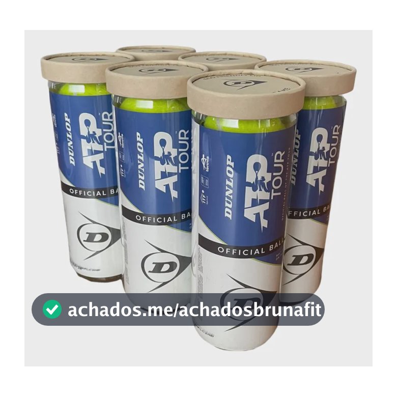 Bola De Tênis Dunlop Atp Official Ball Premium - 6 Tubos