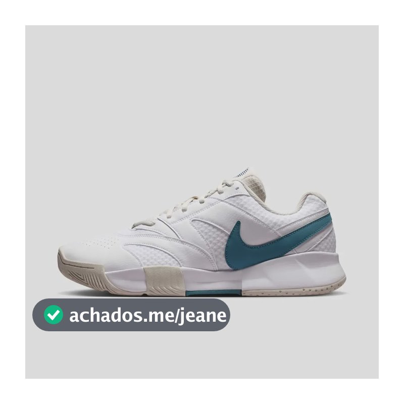Tênis Nike Court Lite 4 Masculino Branco/verde 39 Br