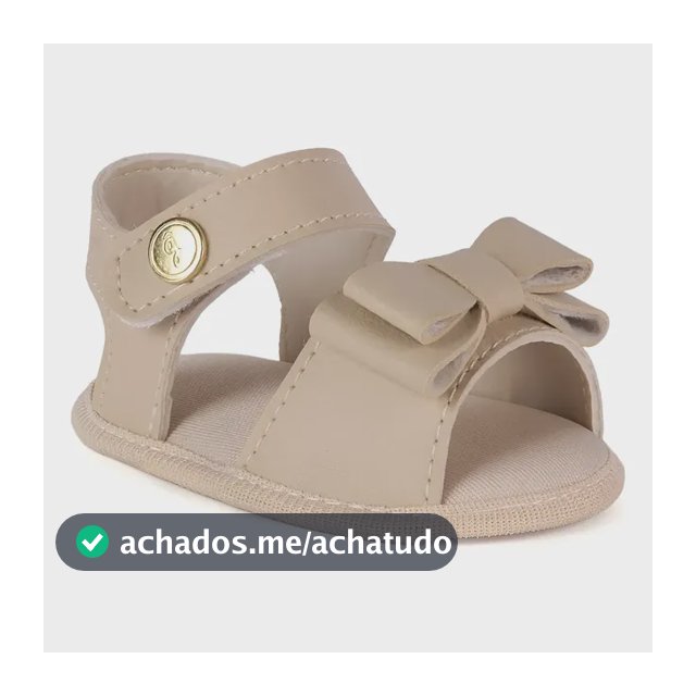Sandália Laço Recém Nascida Bebê Meiga Macia Segura Reborn