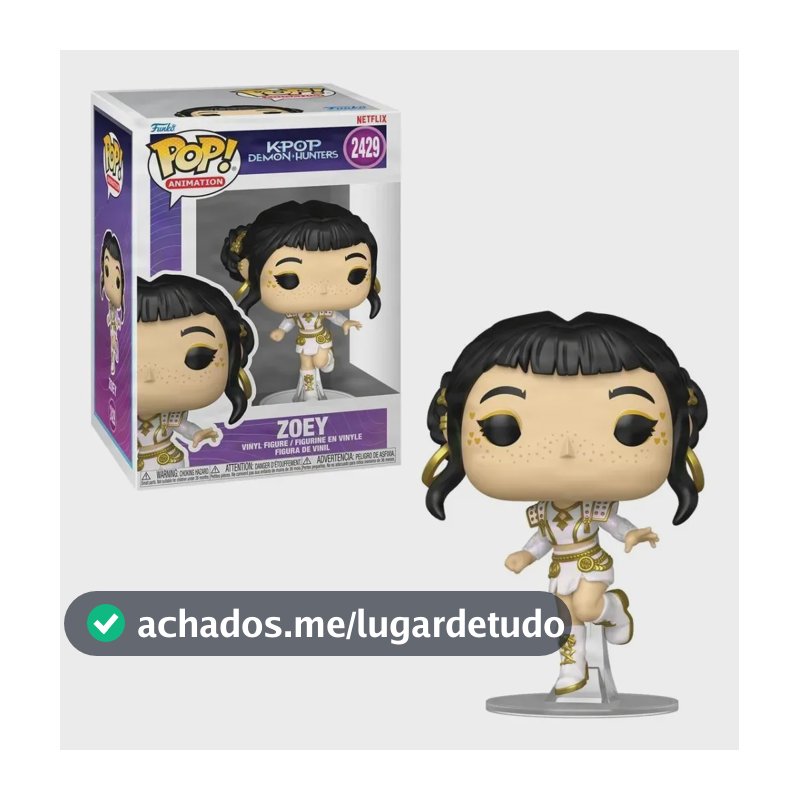 Funko 2429 Boneco ZOEY Guerreiras do K-Pop Demon Hunters