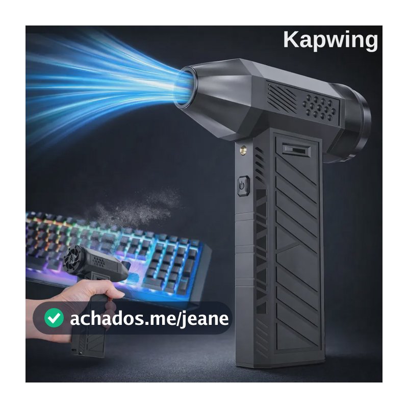 Mini Soprador e Aspirador Kapwing Portátil para Limpeza, com Bateria