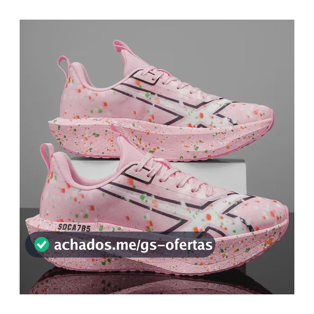 Tênis De Corrida Com Placa De Carbono Solado Macio Unissex Rosa Geométrico 38