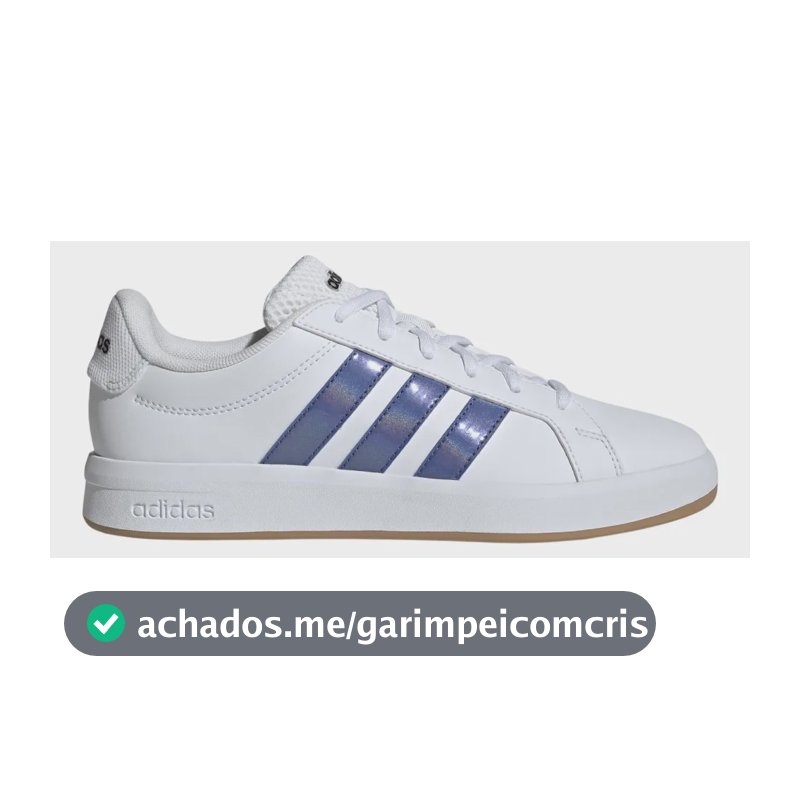 Tênis Feminino Grand Court Base 3.0 adidas Branco Liso 39 Br