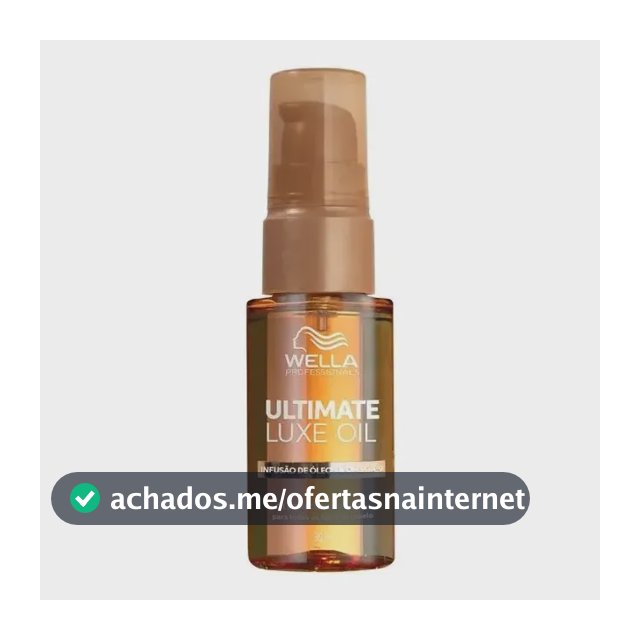 Óleo Capilar Wella Professionals Ultimate Luxe Oil 30ml