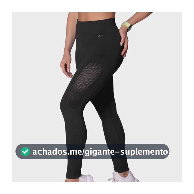 Legging Academia Fitness Treino Zero Transparência Selene