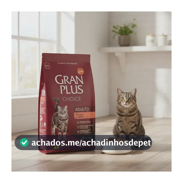 Ração Gran Plus Choice Gatos Adulto Frango E Carne 10,1kg,