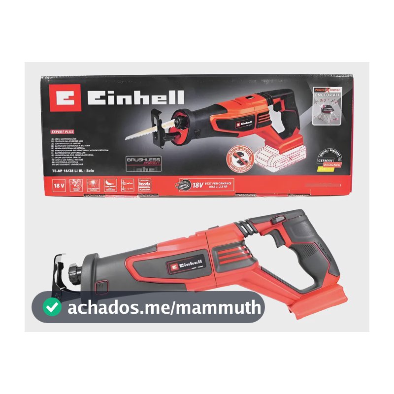 Serra Sabre Einhell Te-ap 18/28 Li Bl Solo 18v Brushless 18v
