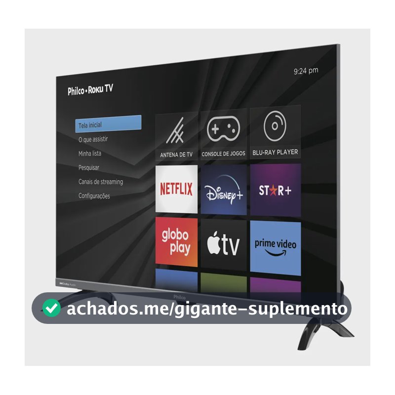 Smart Tv 32 Philco P32vik Roku Led Dolby Audio Hdr Wi-fi 110/220v