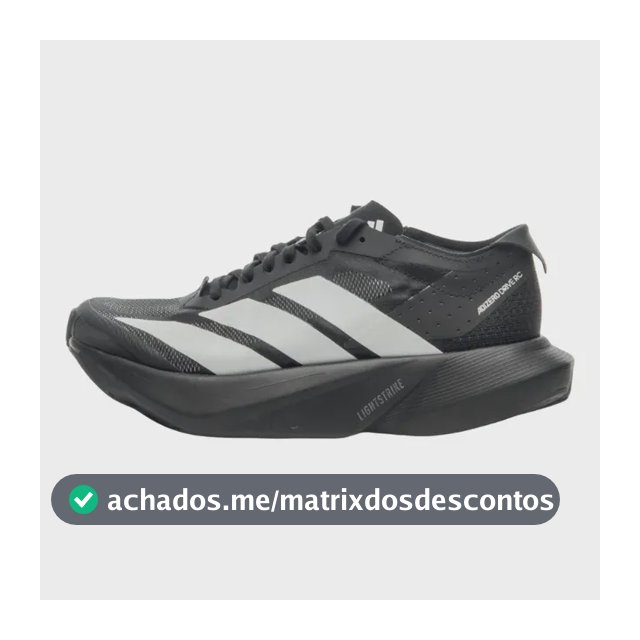 Tênis De Corrida adidas Adizero Drive Rc - Original Preto/branco 42 Br