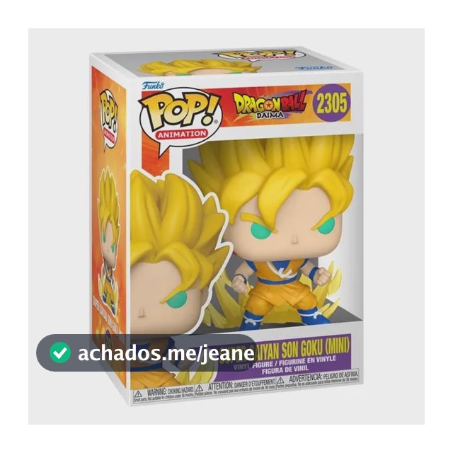 Boneco Funko Pop! Dragon Ball Super Saiyjin 2 Son Goku
