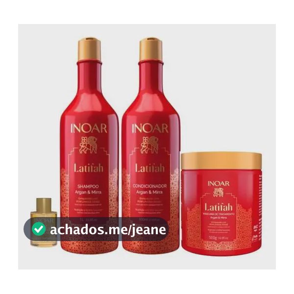 Inoar Latifah Kit Completo 4 Produtos