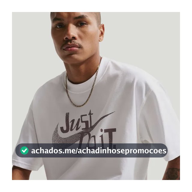 Camiseta Nike Sportswear Jdi Unissex Branco M