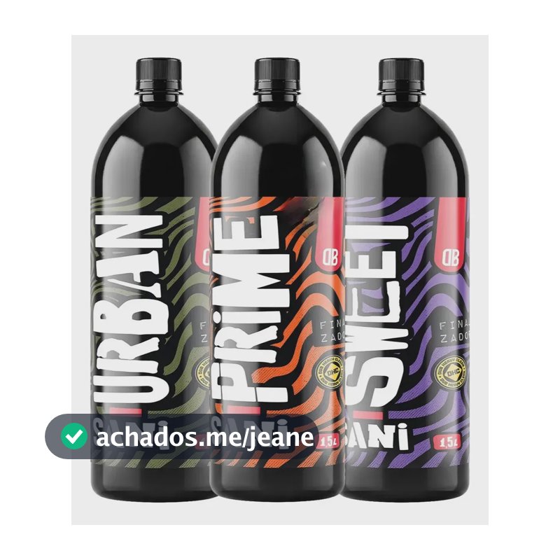 Kit 3 Sanitizante Finalizador 1,5l Dub Boyz Cherinho Carro Preto