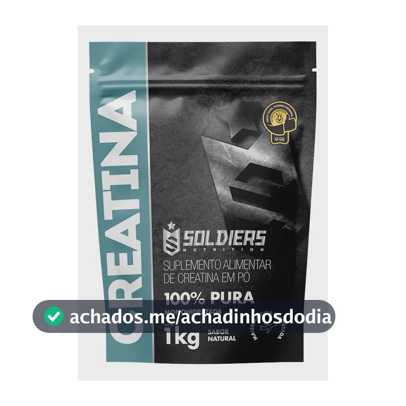 Creatina Soldiers Nutrition em pó Sem sabor x 1kg