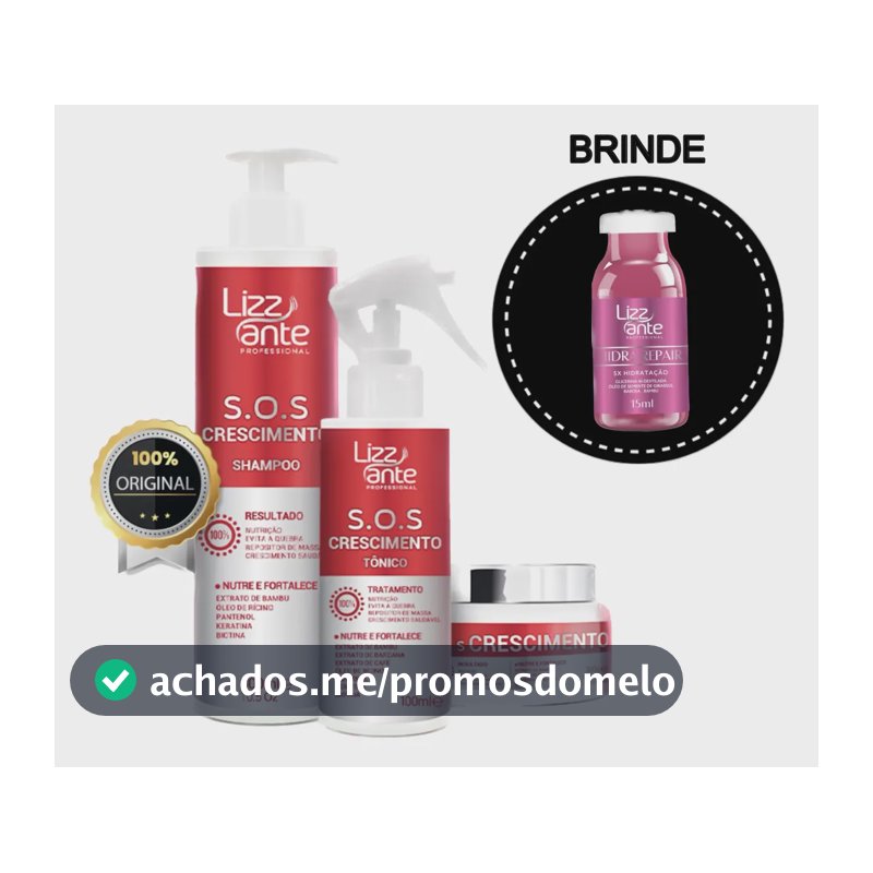 Sos Crescimento Capilar Anti Queda E Falhas Promocao Natal