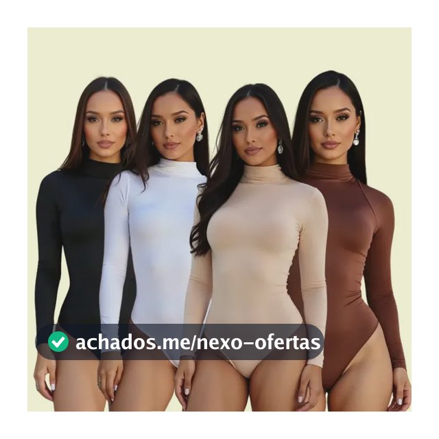 Kit 4 Body Feminino Suplex Blusinha Premium Moda Blogueira