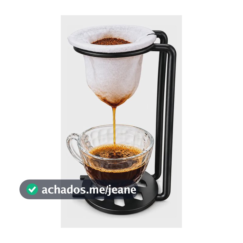 Mini Coador De Cafe Individual De Metal Suporte Para Xicara