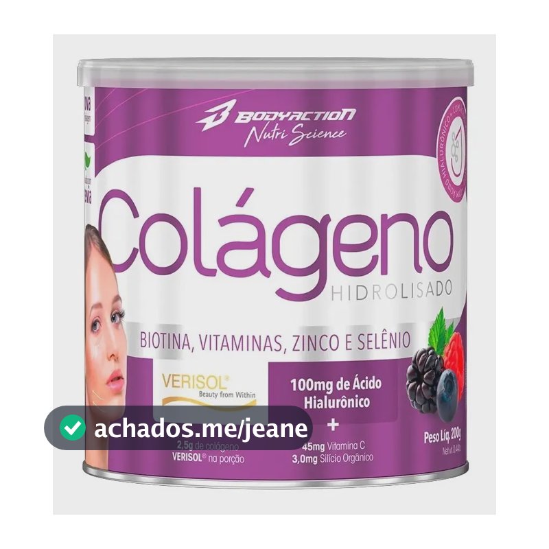 Body Action Colageno 200g Frutas Vermelhas