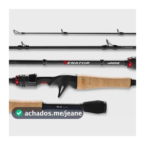 Vara Venator 12-17lbs 1,83m Inteiriça P/carretilha Preto