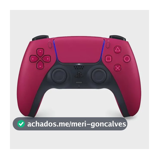 Controle joystick sem fio Sony PlayStation Dualsense vermelho cósmico