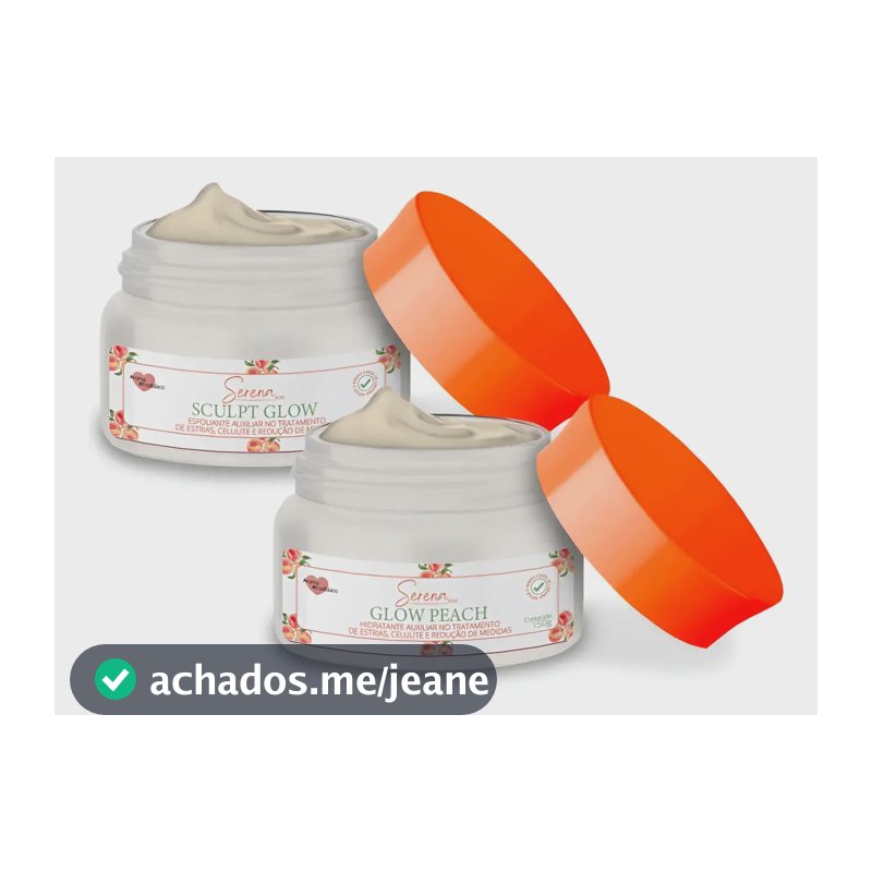 Kit Anti Celulite, Esfoliante E Redutor De Medidas Serena B Manteiga De Karité