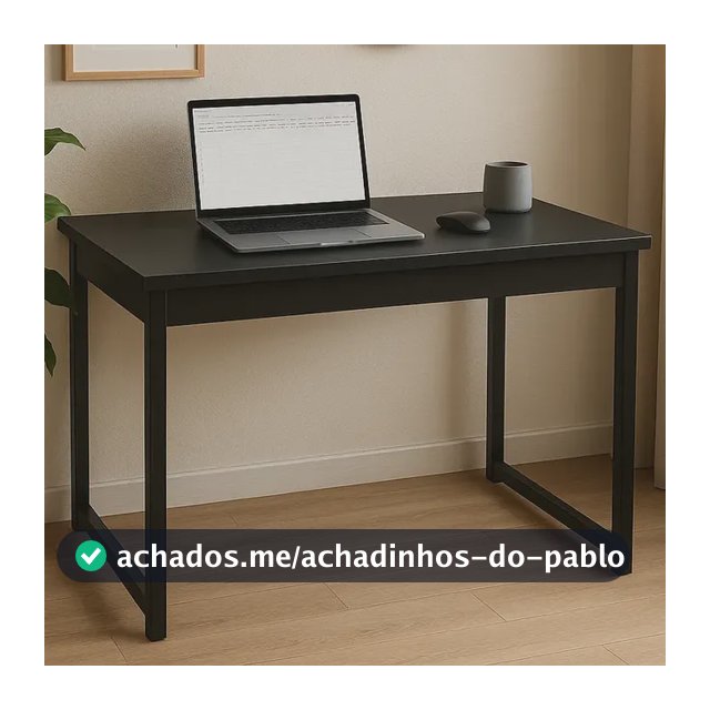 Mesa Home Office Escrivaninha Industrial Quarto Notebook