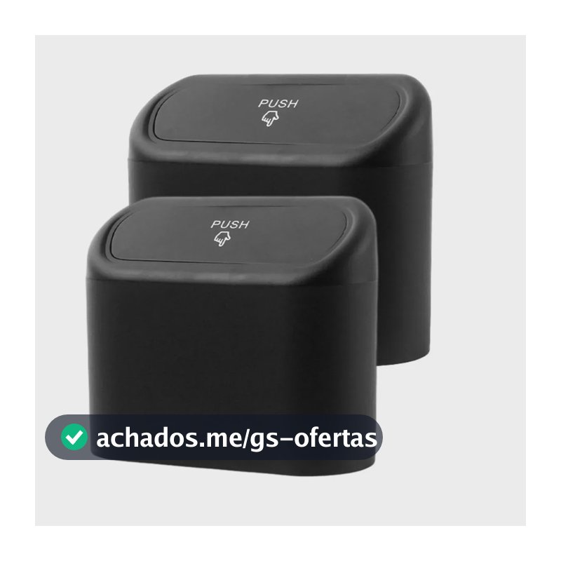 2 Peças Lixeira Automotiva 2 em 1 Porta Treco Impermeável, Universal para Carro e Uber, Presente