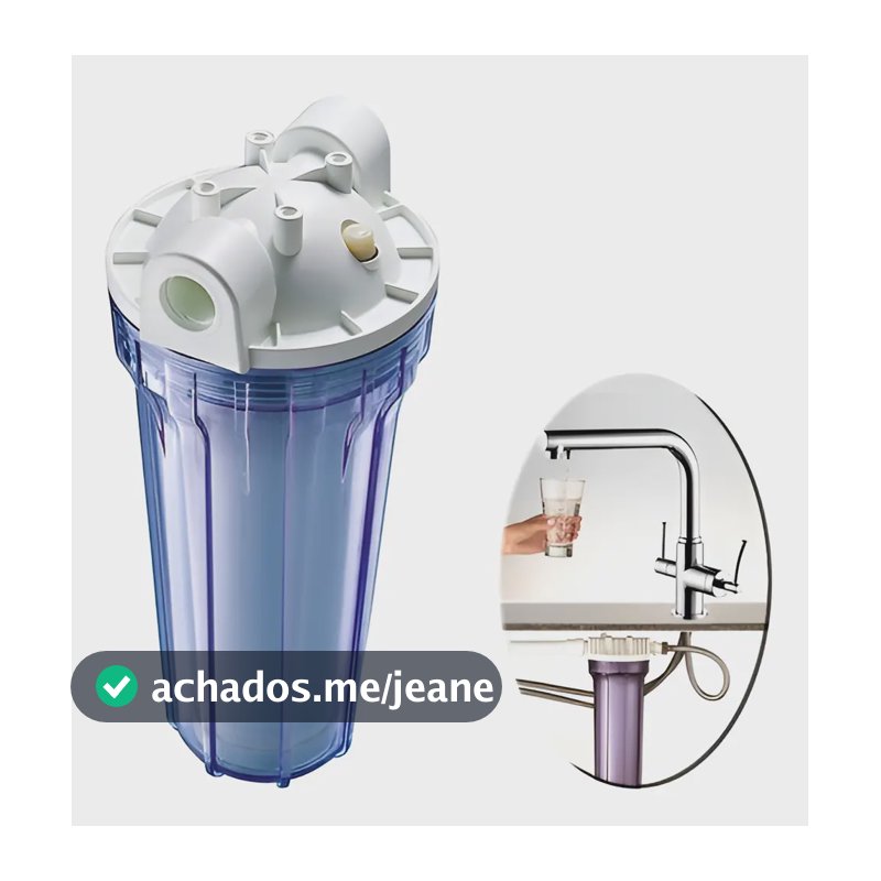 Filtro De Água Loren Acqua Pou 9. 3/4 Lorenzetti Cor Transparente