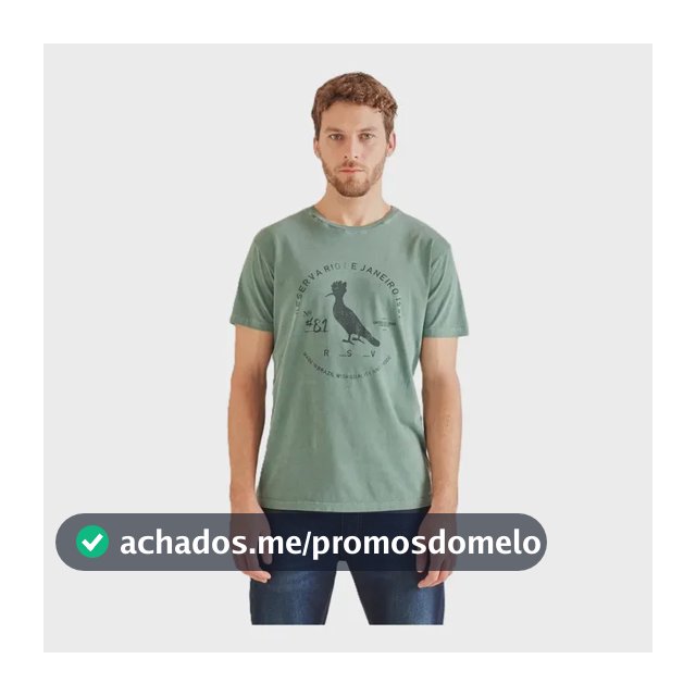 Camiseta Sb Algodão Carimbo Gaze Reserva