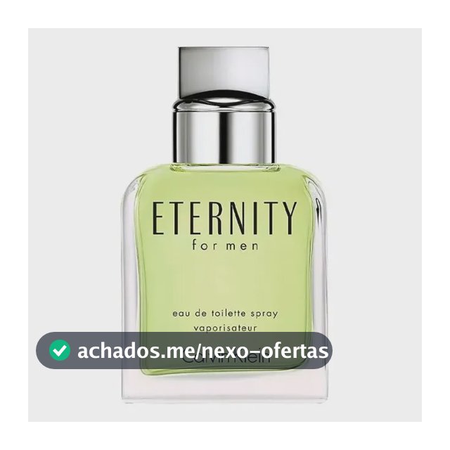 Calvin Klein Eternity for Men - Fragrância Clássica e Sofisticada - 100ml.
