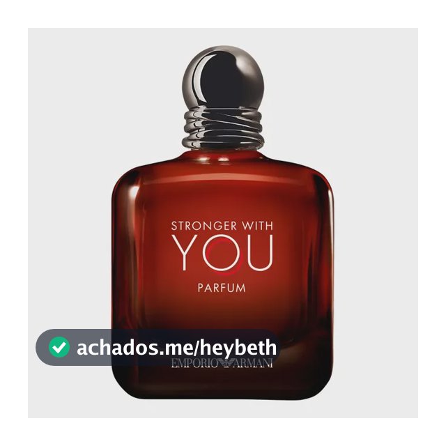 Armani Beauty Perfume Masculino Stronger With You Parfum 100ml