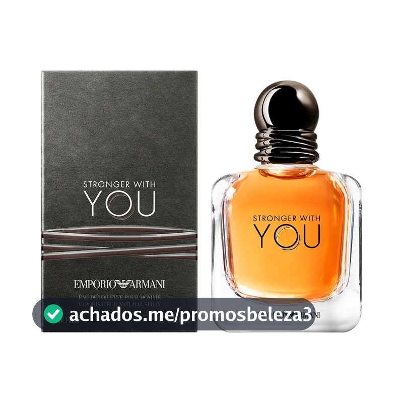 Armani Beauty Perfume Masculino Stronger With You Eau de Toilette 50ml