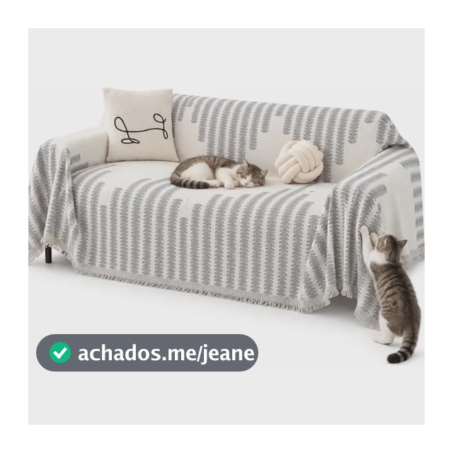 Capa De Sofá Anti-riscos De Gato 180x300cm Antiderrapante