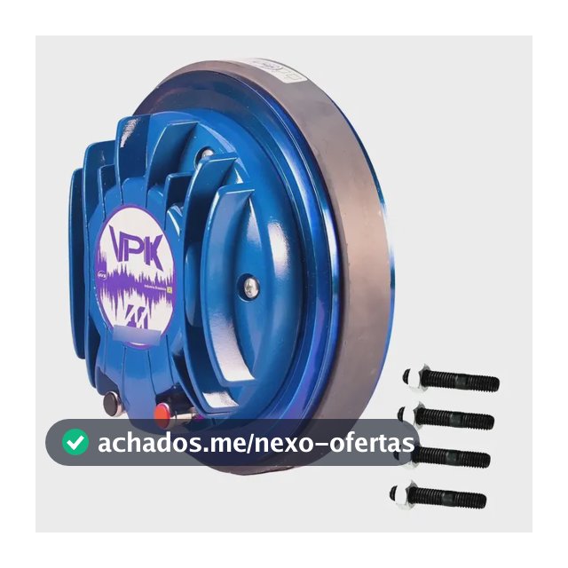 Corneta Qvs Novo 40vpk 200w Rms Som Automotivo Azul