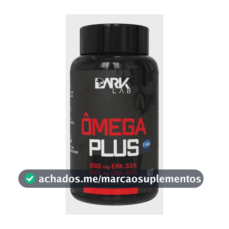 Omega Plus 60 Cápsulas Ômega 3 Dark Lab