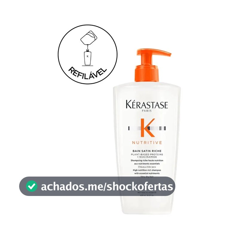 Shampoo Kérastase Bain Nutritive Satin Riche 500ml