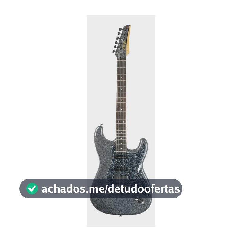 Guitarra Seizi Fun Musashi Hss Space Grey Sparkle Material do diapasão Madeira de bordo Orientação da mão Destro