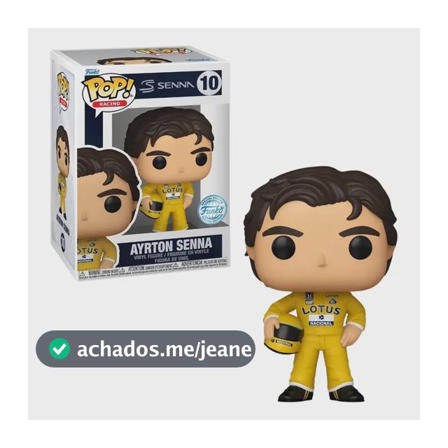 Candide Boneco Funko Pop! Racing Lotus Ayrton Senna