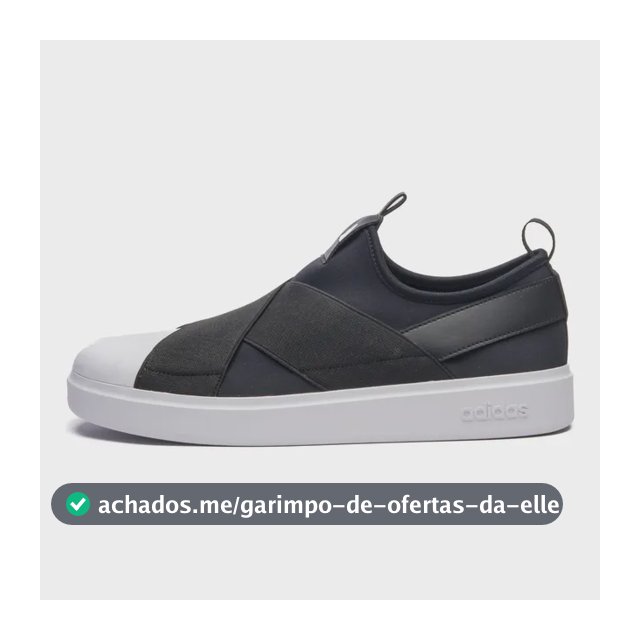 Tênis Feminino Streettalk Slip On adidas Preto Liso 36 Br